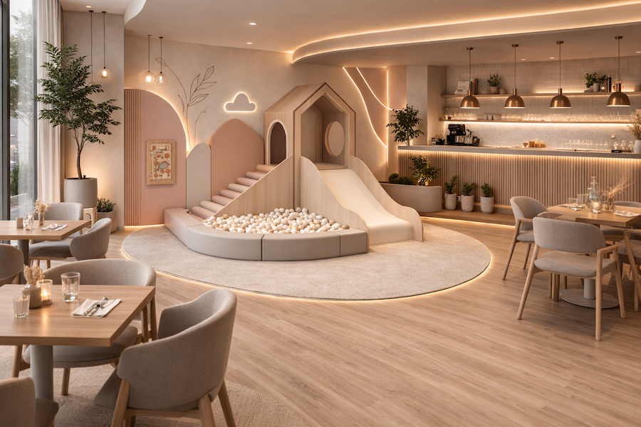 Atmosfera Wood Play Nest M — Wood, para hotéis e resorts
