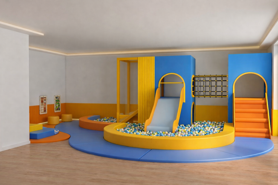 Atmosfera Wood Play Tower M — Colorido, setor Festas