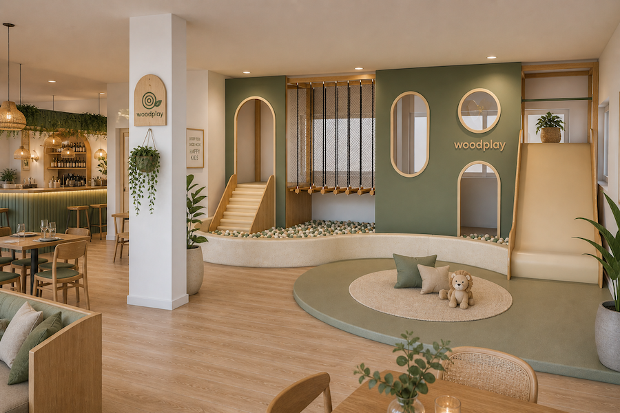 Atmosfera Wood Play Tower M — Green Valley, setor Hotéis