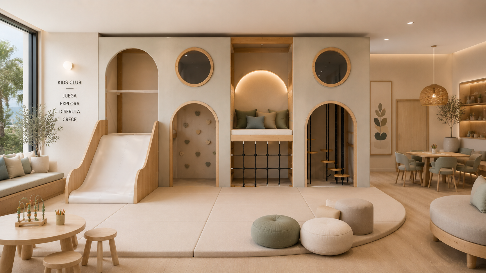 Atmosfera Wood Play Tower M — Minimalista, setor Hotéis