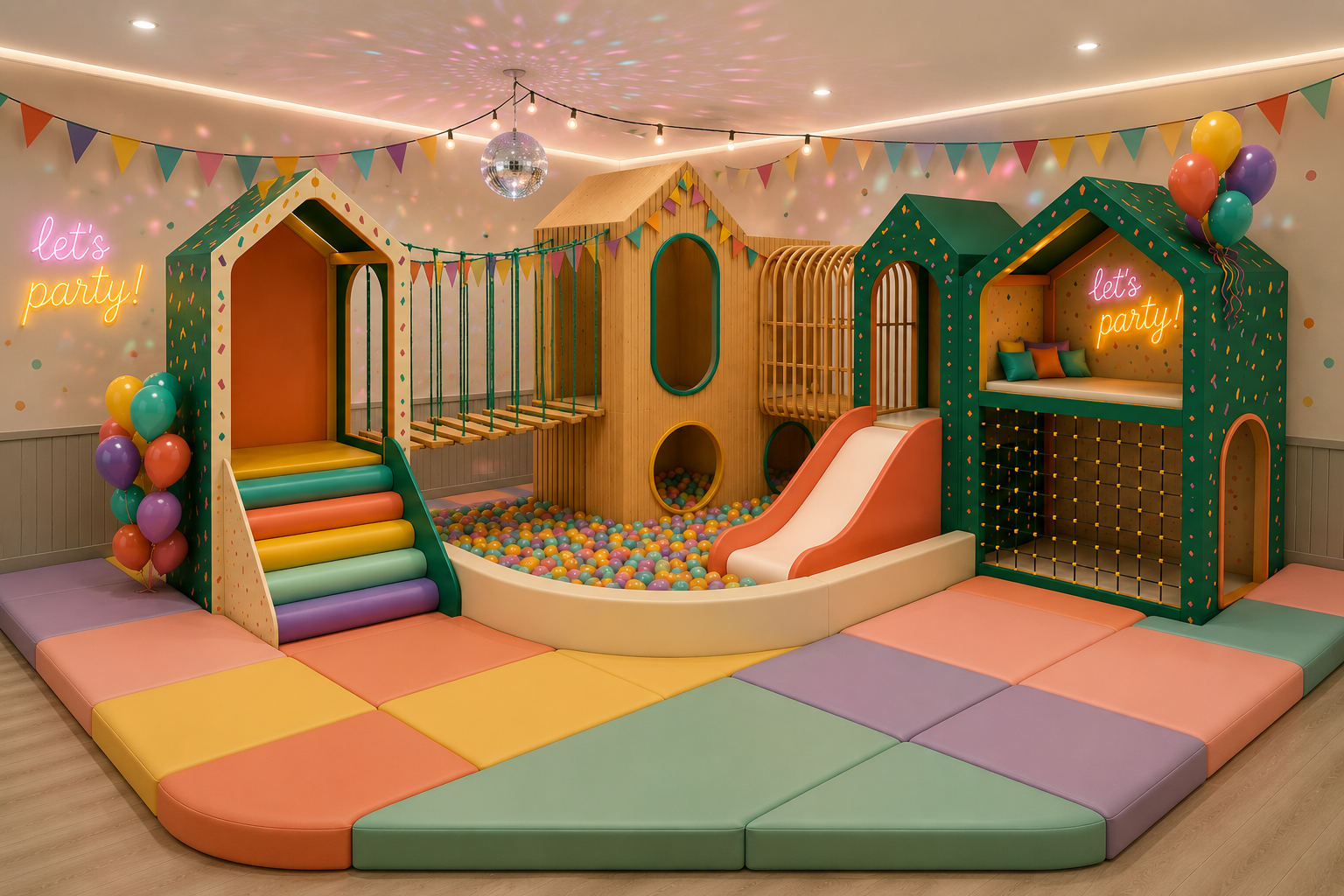 Atmosfera Wood Play Village L — Party, setor Festas