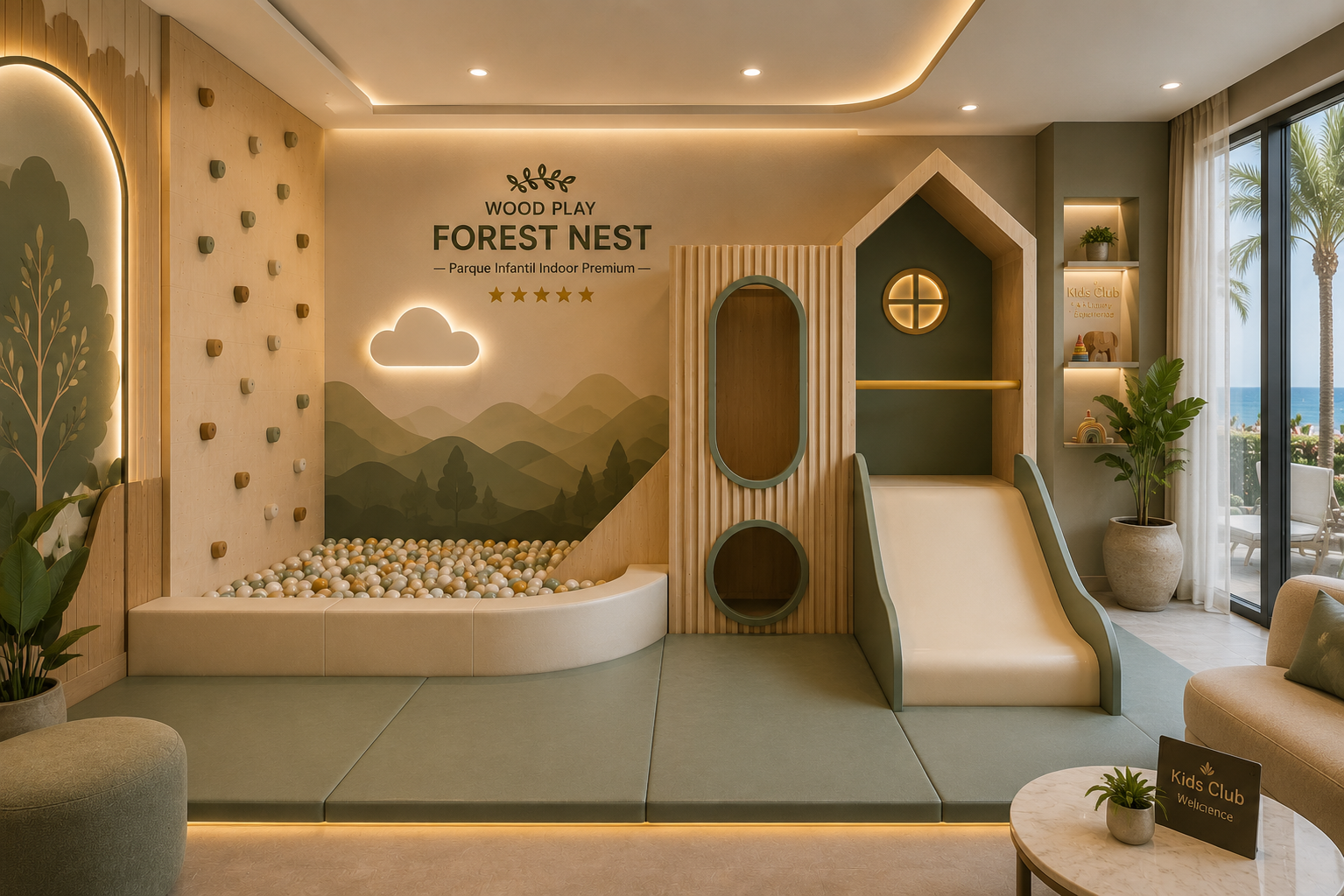 Atmosfera Wood Play Village S — Forest, setor Hotéis