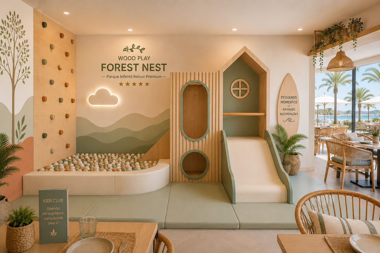Atmosfera Wood Play Village S — Island, setor Hotéis