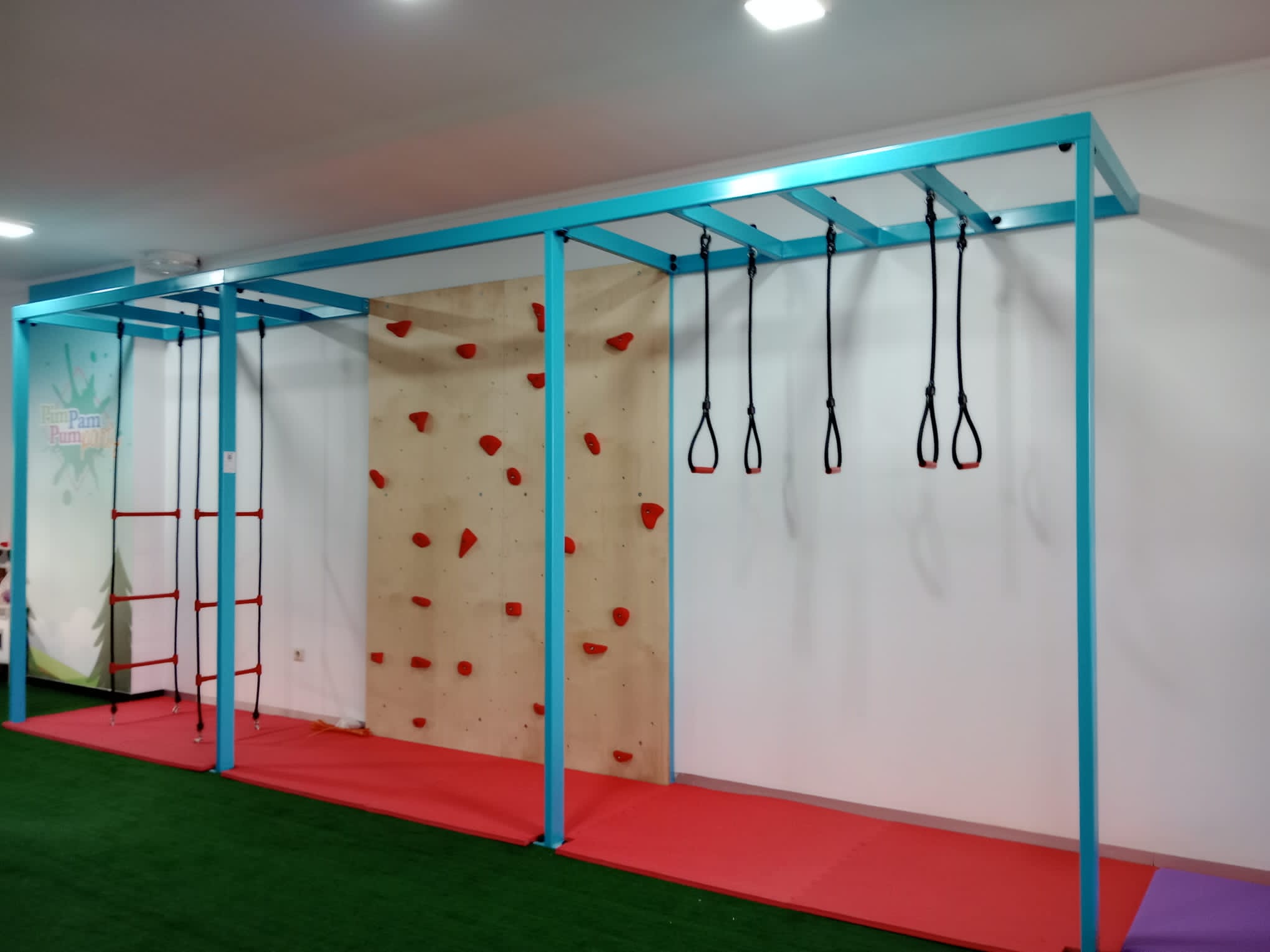 Circuito Ninja com escalada